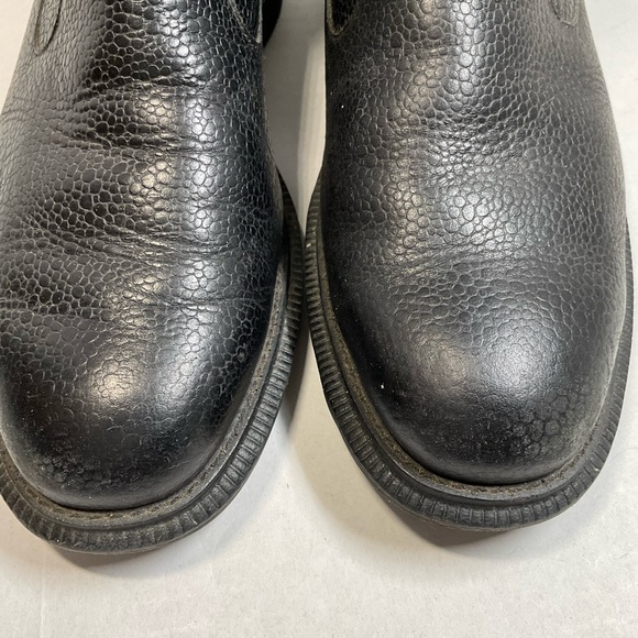 Dr. Martens Black Eleanore Chelsea boot size 8 woman’s tumbled leather read - Picture 5 of 15